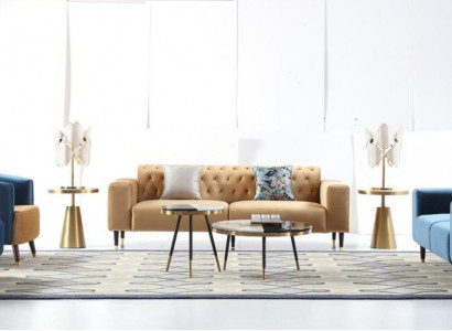 Design furniture living room couch sofa sets sofas sofa suite 3+2+1+1 4-piece set.